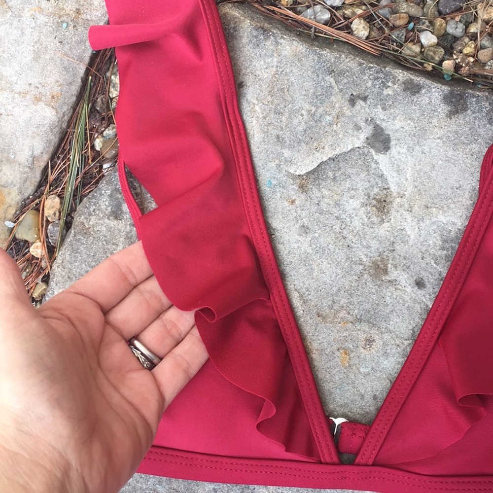 🏝Retro Ruffle Bikini Adjustable Straps - Picture 2 of 3